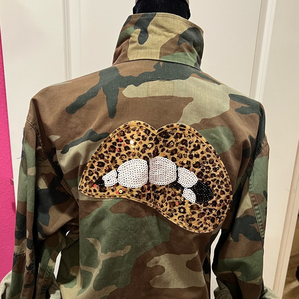 Leopard Kiss Army Jacket